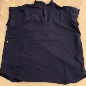 Figs Rafaela oversized scrub top XS in navy